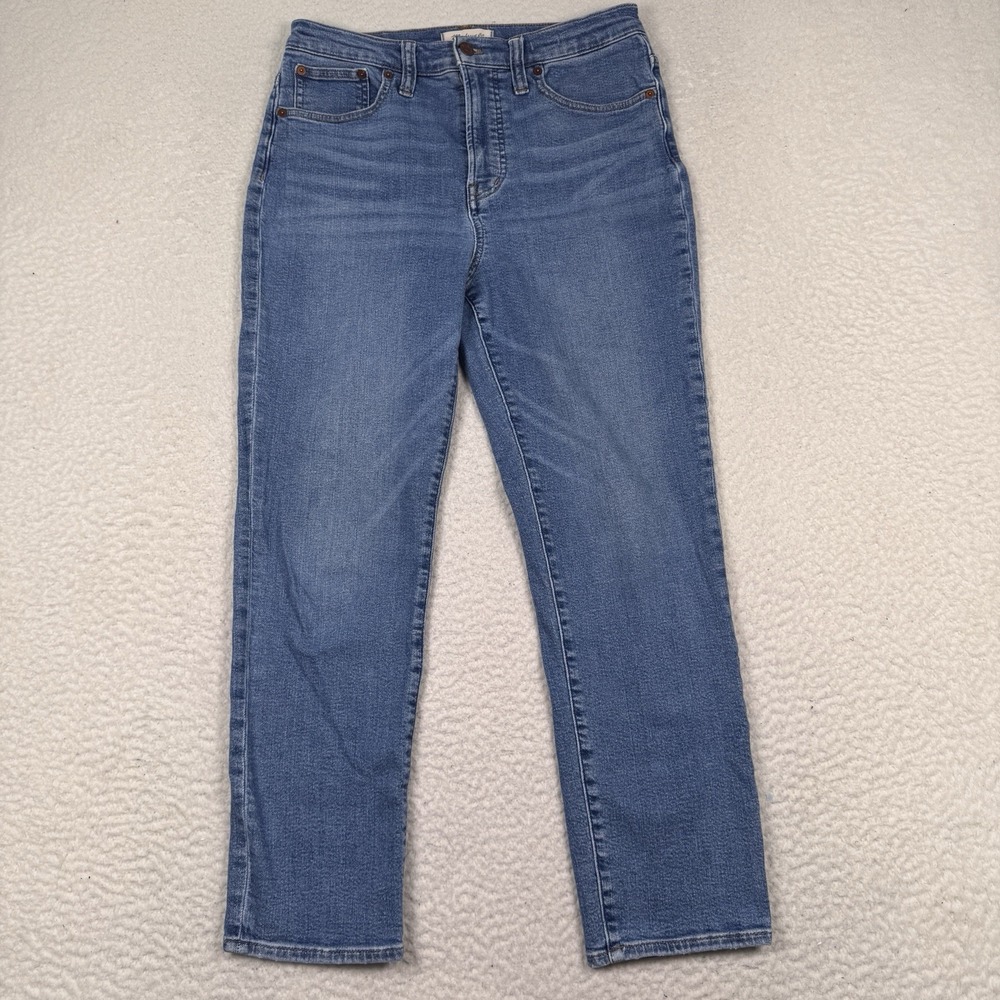 Madewell The Perfect Vintage Jean Womens 28 Medium Wash Blue High Rise 28x27